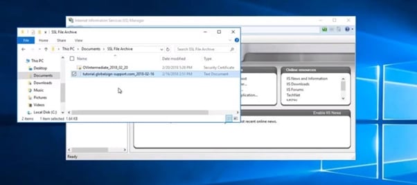 ورود به IIS Manager و انتخاب سرور